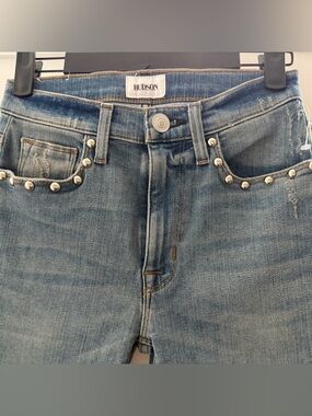 Hudson Jeans High Rise Studded Size 24